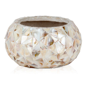 Venta al por mayor superventas de concha de fibra de vidrio florero hecho en Vietnam estilo europeo Concha maceta jarrón - Product Image 1