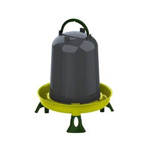 Eco Recycled <b>Poultry</b> <b>Drinker</b> 8 L. with Legs - Product Image 1