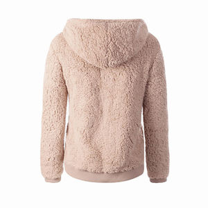 Pull-over Sherpa à manches longues personnalisé Sweat-shirt à capuche en molleton Sweats à capuche décontractés Slim Fit avec taille et design personnalisés - Product Image 6