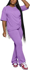 Conjunto Deportivo Informal de Dos Piezas para Mujer, con Capucha, Lavado Ácido, Transpirable, Cintura Elástica para Uso Diario - Product Image 6