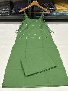 Traje DE TRABAJO DE ESPEJO Shalwar Kameez tradicional de estilo paquistaní Punjabi étnico para mujer bordado boda fiesta festiva pantalón Kurti - Product Image 5