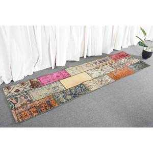 พรมตุรกีขนาด2x7,2ฟุตพรมสีเบจสีเบจที่ทันสมัย - Product Image 3