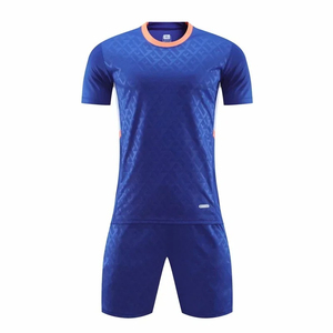 Camisetas de fútbol para hombres adultos, uniformes de fútbol, conjuntos de entrenamiento, secado rápido, transpirable, 100% poliéster, nombre de equipo personalizado, manga corta - Product Image 1