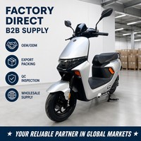 Scooter électrique numérique 72V 30Ah pour adultes, longue autonomie, pour trajets urbains, avec affichage numérique