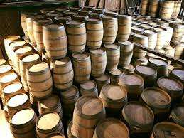 HOT SALE <b>Blue</b> Lotus Wooden Barrel 2025 Rustic Wooden Barrel Decor - Product Image 2