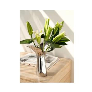 Jarrón Decorativo de Metal de Hierro con Diseño Sólido y Aspecto Envejecido, Jarrón de Flores Estilo Rústico Vintage para Decoración del Hogar y Bodas - Product Image 1