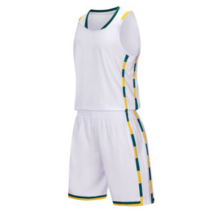 Conjunto de uniforme de baloncesto personalizable-Camiseta y pantalones cortos de equipo transpirable para entrenamiento y competición - Product Image 2