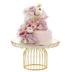 Support à gâteau en aluminium de couleur noire Dessert Cupcake assiette de service et support à gâteau en métal pour la fête d'anniversaire de mariage et la vente - Product Image 3