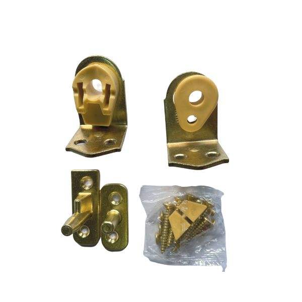 บานพับประตูหมุนของคาเฟ่เหล็กชุบทองเหลือง