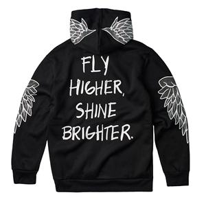 Sudadera con Capucha para Hombre, 100% Algodón, Diseño con Pedrería en Toda la Prenda, Sudadera con Capucha de Algodón con Diseño de Pedrería - Product Image 6