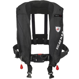 Veleria San Giorgio SOLAS M.E.D. Giubbotto di Salvataggio Gonfiabile Automatico Modulo 150N in Nylon per Adulti, Attrezzatura di Salvataggio per Sci Nautico - Product Image 3
