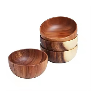 Cuenco de madera para utensilios de cocina Diseño moderno Vajilla de cocina ecológica Producto de alta demanda de glowin fashion - Product Image 1