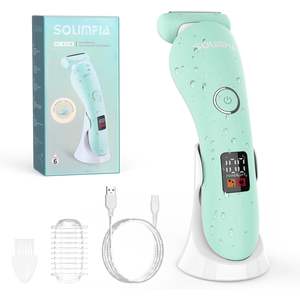 Rasoir électrique sans fil pour femme, rasoir humide/sec et tondeuse pour le corps, les jambes, les bras et les aisselles, pour le rasage de la ligne du bikini - Product Image 1