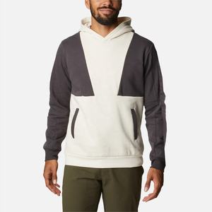 Pull à capuche unisexe de haute qualité 100% coton polaire conception de bloc de couleur personnalisé vêtements de sport anti-rétrécissement - Product Image 1