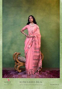 Saree de travail imprimé en soie de coton par Fab Zone - Product Image 4