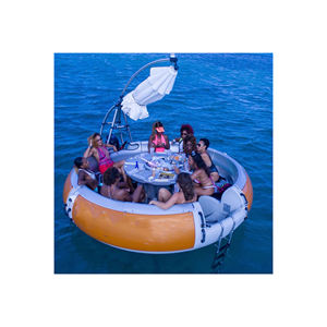 Bateau de loisirs BBQ pour 8 personnes, bateau donut rond pour barbecue, bateau de restauration BBQ à vendre - Product Image 5