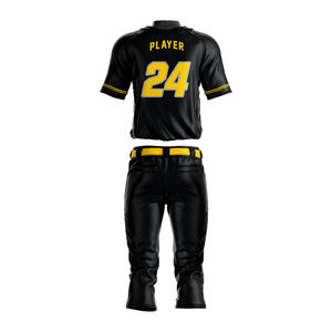 Vêtements de sport Baseball Nouveaux maillots imprimés en stock Uniforme de baseball de qualité supérieure Ensembles d'uniformes au design unique à vendre à bas prix - Product Image 2