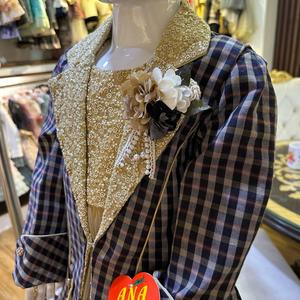 Robe en Satin Imprimé Floral Fantaisie avec Sac à Main pour 6-7 Ans Bébé Filles Nouvelle Collection Printemps pour les Fêtes - Product Image 4