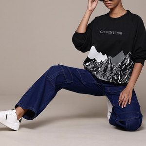 Breathable Women Pullover <b>Sweatshirt</b> For Daily Comfort Best Long <b>Sleeved</b> Winter Used Outwear Women <b>Sweatshirt</b> - Product Image 5