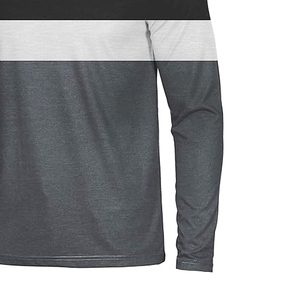 Vente en gros Nouveau design T-shirt uni à manches longues T-shirts imprimés avec logo personnalisé pour hommes T-shirts en coton/Ployster pour hommes - Product Image 4