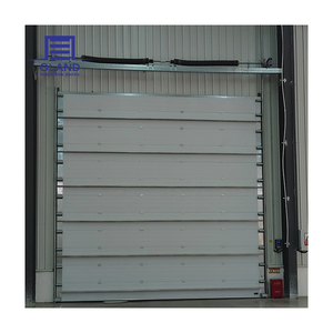 高品質工業用鋼製セクショナルオーバーヘッドドア、自動倉庫用耐久性ドア、サンドイッチパネル、垂直リフトドックドア - Product Image 6