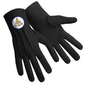 Guantes masónicos bordados personalizados Guantes masónicos de precio de fábrica al por mayor - Product Image 4