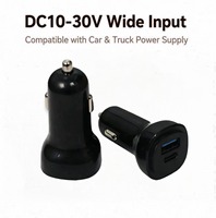 Chargeur de voiture à charge rapide PD 65W avec double port USB, adaptateur d'alimentation USB pour voiture destiné aux vendeurs e-commerce mondiaux