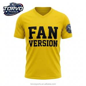 Camiseta de Fútbol Personalizada, Versión para Fanáticos, con su Logotipo, Uniforme de Equipo, Venta al Por Mayor - Product Image 1