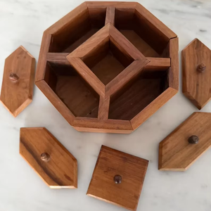 Modern Wooden Spice <b>Box</b> With Minimalist Design Ensuring Easy Access To Spices Herbs And <b>Small</b> Cooking Essentials - Product Image 1