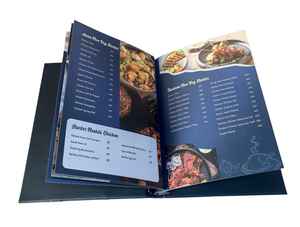 Porte-menu en cuir PU sur mesure, format A4, pour hôtel et restaurant, avec clip, logo en acrylique, design moderne, couleur personnalisée, certifié ISO9001 - Product Image 6