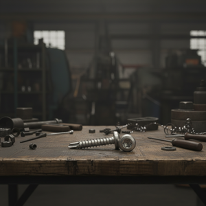 Vis à tête cylindrique PDC modèle 7.1 en acier inoxydable (304/316/410) traité thermiquement, filetage métrique profond à pas large, à tête cruciforme/Phillips - Product Image 1