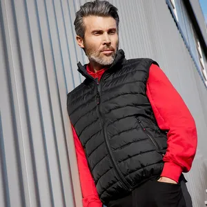 Gilet da Pesca in Pongee Trapuntato Citrine per Merchandising Personalizzato - Product Image 4
