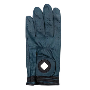 Professional Manufacture of Cheap High Quality Custom Men's Black Sheepskin Leather Golf Gloves - Product Image 6