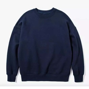 เสื้อสเวตเชิ้ตผู้ชายผ้าฝ้ายฟลีซ 100% แบบสวมหัว คอกลม ระบายอากาศได้ดี สไตล์ลำลอง พิมพ์โลโก้ได้ตามสั่ง ขายส่ง เสื้อสเวตเชิ้ตโอเวอร์ไซส์สำหรับฤดูหนาว - Product Image 4