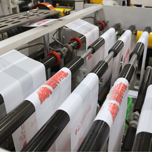 Bolsa de transporte de camisetas biodegradable respetuosa con el medio ambiente personalizada, embalaje biodegradable de plástico PE para alimentos, logotipo personalizado para uso en supermercados - Product Image 3