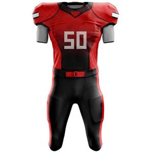 Uniformes de football américain de haute qualité, best-seller, respirants, grande taille, personnalisés, 100% polyester, vêtements de sport, logo personnalisé, 180g - Product Image 2