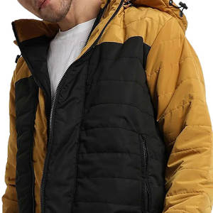 Chaqueta de hombre de última tendencia, larga, con bolsillos laterales, acolchada, gruesa, de tela suave, con cremallera, en oferta, diseño moderno. - Product Image 5