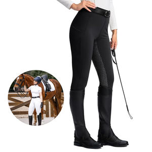 Obtenga Jodhpurs y Pantalones de Equitación Personalizados de Alto Rendimiento para Mujer al por Mayor, Obtenga Leggings de Equitación Personalizados con Bolsillo Lateral y Material Elástico - Product Image 4