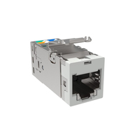 2153449-2 | SLX-6AS, prise modulaire COMM série SL, RJ45, blindé Cat6A, noir, gris, bleu, vert, rouge
