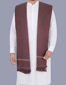 Men Winter Traditional <b>Wool</b> Shawl Soft Warm Breathable 300g Premium Solid Color <b>Wrap</b> for Formal Wear - Product Image 5