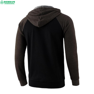 Sweat à capuche unisexe à fermeture éclair, effet délavé, en molleton 100% coton French Terry, style streetwear, ourlet brut, logo brodé, séchage rapide, respirant - Product Image 6