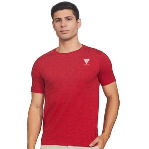 Camisetas de Algodón 100% para Hombre al por Mayor, Manga Corta, Estampado, Corte Regular, Camisetas Deportivas Lisas - Product Image 1