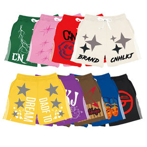 Logo personnalisé Short élastique d'été en coton polyester avec impression de lettres pour l'extérieur Short décontracté pour homme - Product Image 6