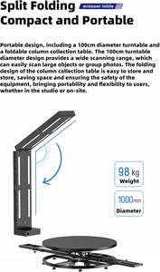 360 Electric Turntable 3D Human Body Scanning 6 HD CMOS <b>Camera</b> APP Control 1/1000 Ultra-high Accuracy 15S Fast Full-Color Scan - Product Image 3
