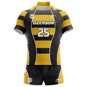 New Design High Quality Rugby Uniform Quick Dry Wholesale Rugby Uniform Breathable Rugby Uniform Customization Available - Product Image 2