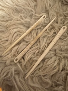 Aguja de Bordar de Cuerno de Búfalo, Aguja de Bordar Puntiaguda para Lana y Hilo, Accesorio de Costura Duradero para Tufting y Costura - Product Image 5