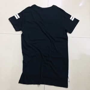 Camiseta OEM de manga corta con lavado de ropa de algodón orgánico de color sólido para hombre-Camiseta de gran tamaño 100% de algodón con estampado de goma en blanco al por mayor - Product Image 6