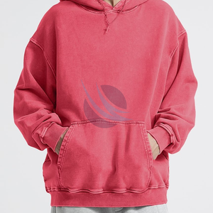 Sudadera con capucha de lavado ácido personalizada para hombre, de estilo vintage sudaderas con capucha, jersey de gran tamaño, sudadera de lana, ropa de calle, ropa de moda de invierno - Product Image 3