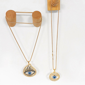 Colliers pendentifs gros œil turc en gros pour femmes, bijoux de <span class=keywords><strong>protection</strong></span> en alliage - Product Image 5