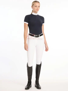 Mode femmes équitation spectacle chemise en gros professionnel vêtements équestres respirant tissu à séchage rapide design élégant - Product Image 4